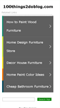 Mobile Screenshot of 100things2doblog.com