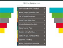 Tablet Screenshot of 100things2doblog.com